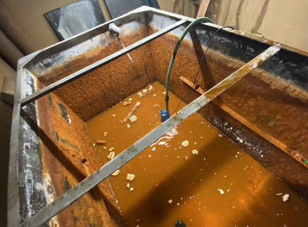 Water tank corrosion