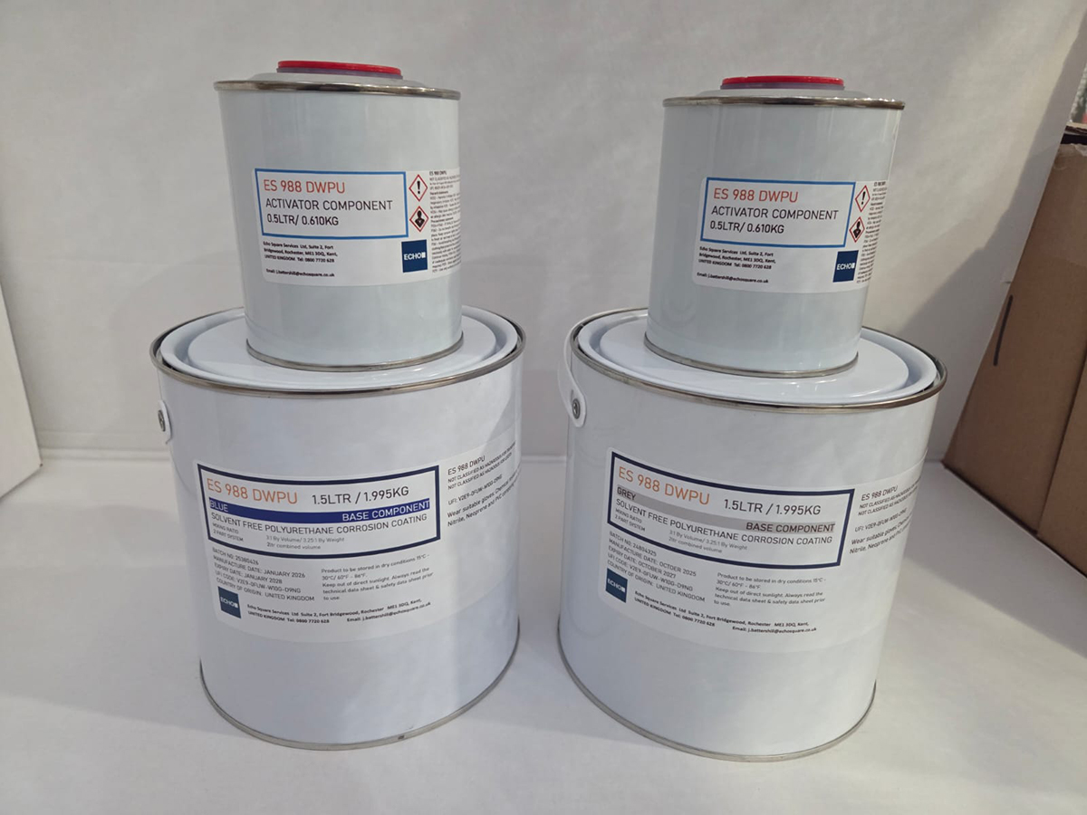 ES 988 DWPU polyurethane coating - Activator & Base Component