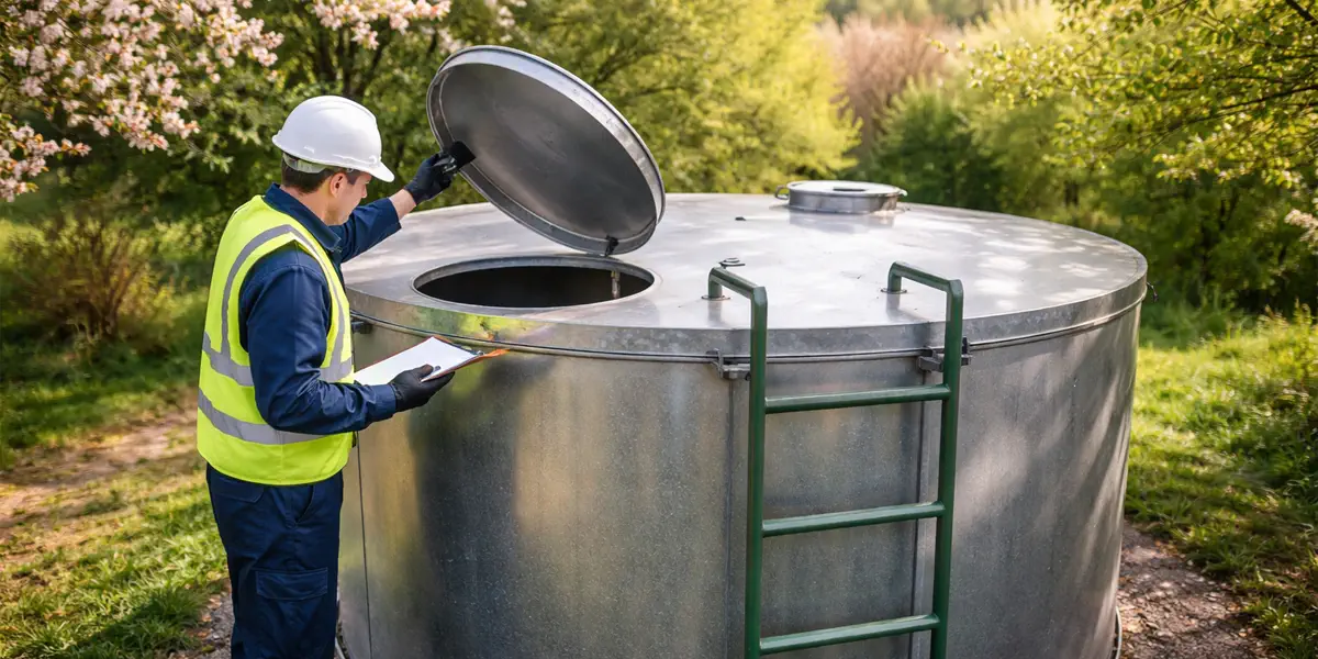 Tank Cleaning in Spring